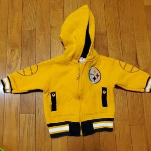 Steelers Hooded zip sweatshirt